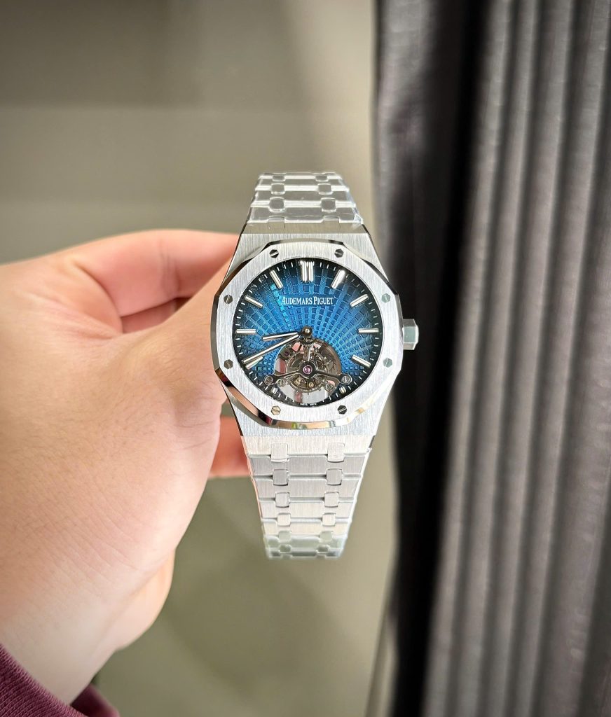 Đồng Hồ Chế Tác Audemars Piguet Royal Oak Flying Tourbillon Mặt Xanh Dương 41mm (2)