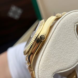 Đồng Hồ Chế Tác Rolex Day-Date 228238 Mặt Vàng Cọc Số La Mã Xưởng GM 178 Gram 40mm (10)