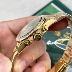 Đồng Hồ Nam Rolex Daytona Fake Máy Cơ Nhật Dây Kim Loại Giá Rẻ 40mm (5)