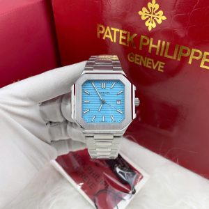 Đồng Hồ Patek Philippe Automatic Nam Mặt Xanh Băng Máy Nhật Nautilus 5821 41mm (4)