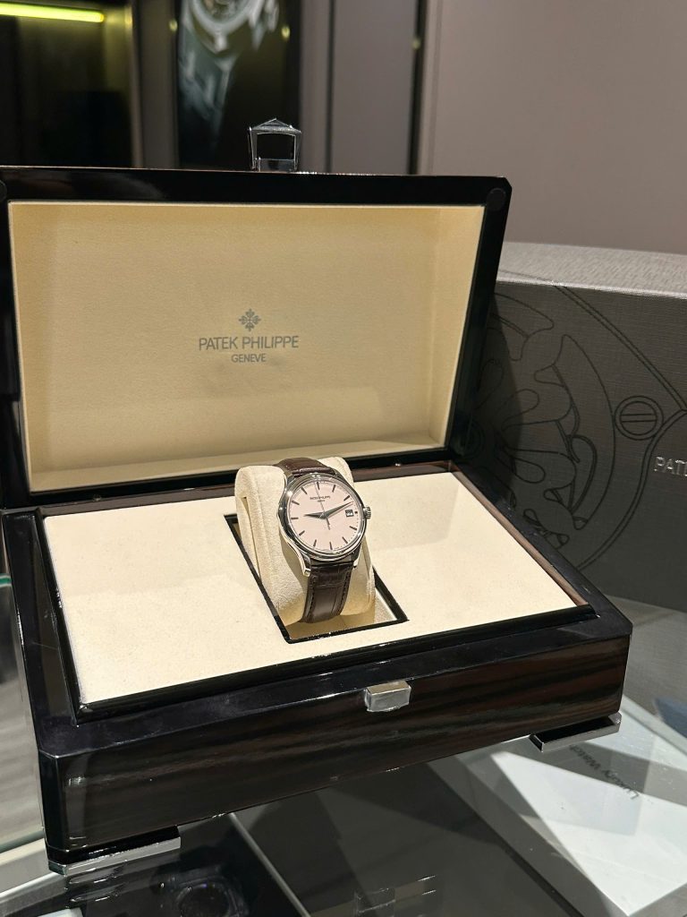 Dong Ho Patek Philippe Calatrava 5227 Nam Day Da Mau Nau Che Tac Xuong 3K 38mm 1