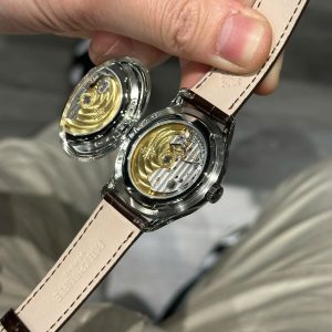 Đồng Hồ Patek Philippe Calatrava 5227 Nam Dây Da Màu Nâu Chế Tác Xưởng 3K 38mm (3)