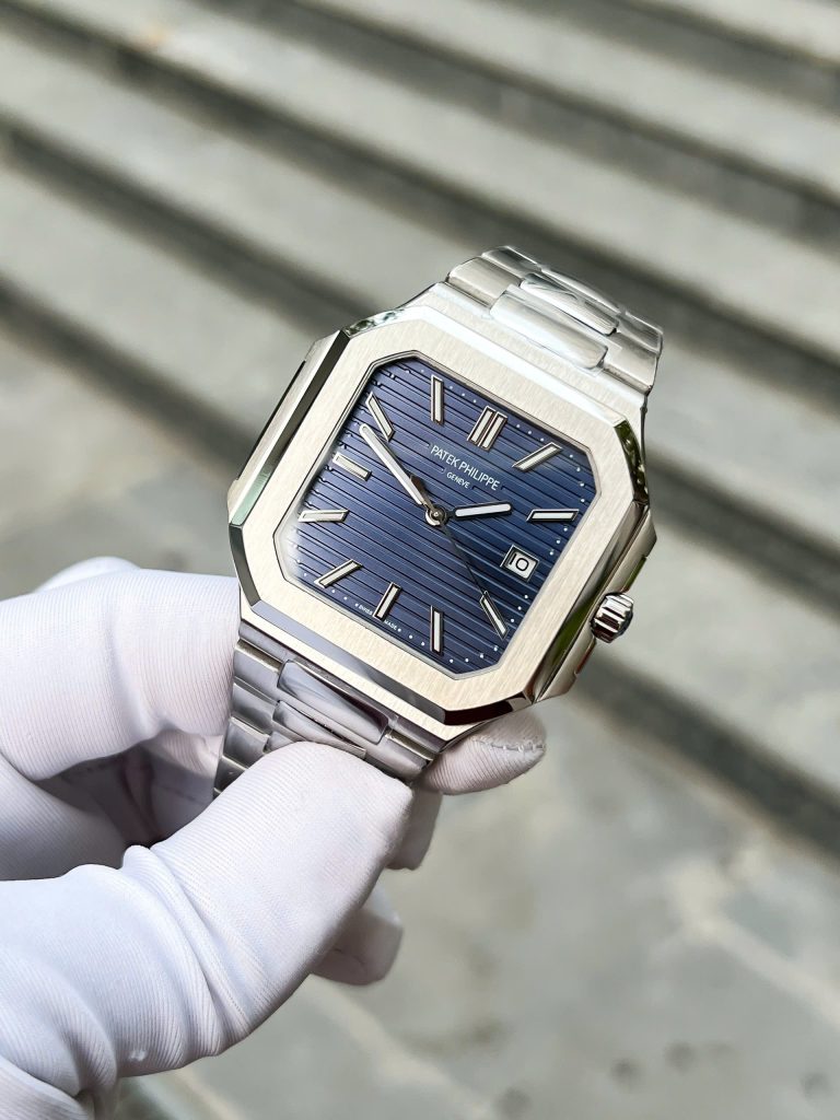 Đồng Hồ Patek Philippe Cubitus 5821 Chế Tác Mặt Xanh Dương Xưởng TW 41mm (1)