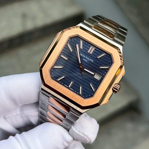 Đồng Hồ Patek Philippe Cubitus 5821 Demi Mặt Xanh Dương Xưởng TW 41mm (1)