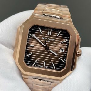 Đồng Hồ Patek Philippe Cubitus 5821 Replica Cao Cấp Mặt Nâu Xưởng TW 41mm (1)