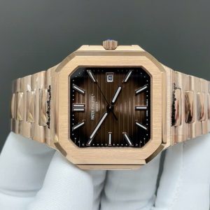 Đồng Hồ Patek Philippe Cubitus 5821 Replica Cao Cấp Mặt Nâu Xưởng TW 41mm (1)