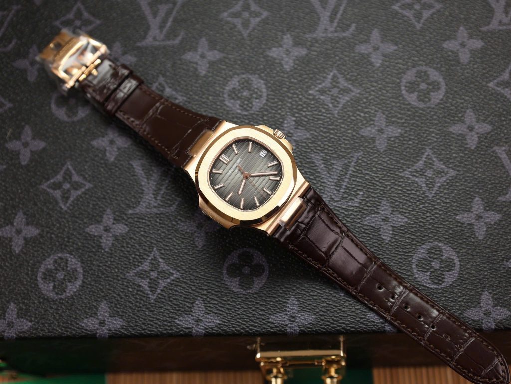 Đồng Hồ Patek Philippe Nautilus 5711 Vàng Hồng Mặt Số Xám Xưởng 3K 40mm (9)