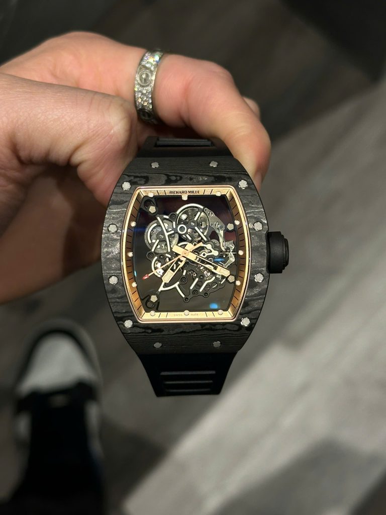 Đồng Hồ Richard Mille RM055 Carbon Replica Cao Cấp Xưởng BBR (6)