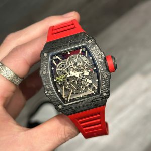 Đồng Hồ Richard Mille RM35-02 Chế Tác Vỏ Carbon Siêu Nhẹ Dây Cao Su (1)