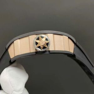 Đồng Hồ Richard Mille RM47 Samurai Fake Cao Cấp Vỏ Gốm Đen 42mm (5)