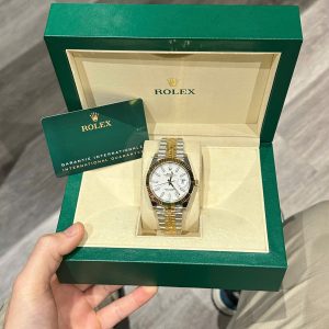 Đồng Hồ Rolex DateJust 126331 Mặt Số Trắng Replica Cao Cấp Máy Thuỵ Sỹ 41mm (1)