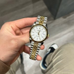 Đồng Hồ Rolex DateJust 126331 Mặt Số Trắng Replica Cao Cấp Máy Thuỵ Sỹ 41mm (1)