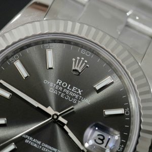 Đồng Hồ Rolex DateJust 126334 Automatic Máy Thụy Sỹ Mặt Xám Dây Oyster 41mm (1)