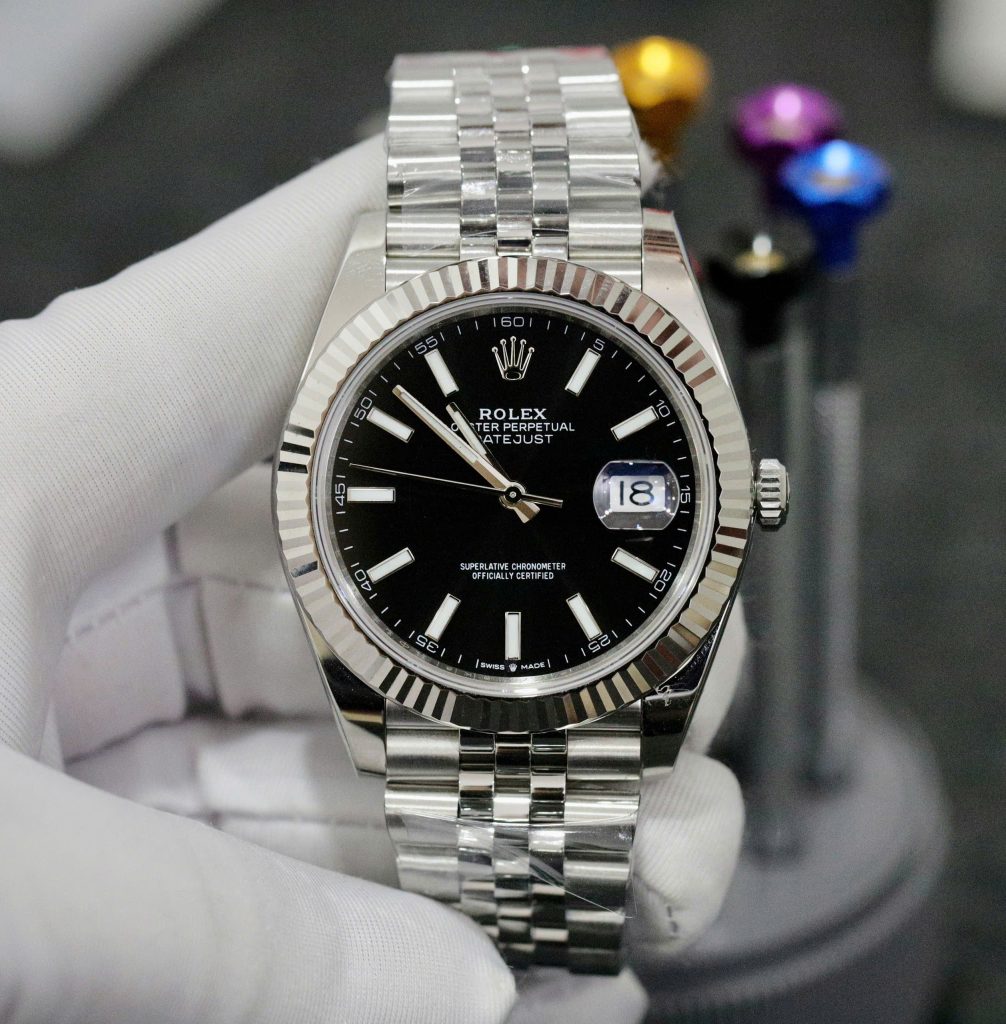 Đồng Hồ Rolex DateJust 126334 Automatic Nam Máy Thụy Sỹ Fake Cao Cấp 41mm (5)