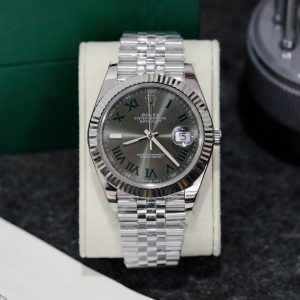 Đồng Hồ Rolex DateJust 126334 Fake Cao Cấp Mặt Số Wimbledon 41mm (3)