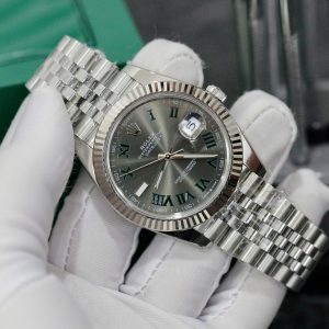 Đồng Hồ Rolex DateJust 126334 Fake Cao Cấp Mặt Số Wimbledon 41mm (3)