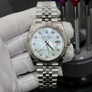 Đồng Hồ Rolex DateJust 126334 Fake Cao Cấp Mặt Số Xà Cừ Máy Thụy Sỹ 41mm (1)