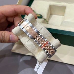 Đồng Hồ Rolex DateJust Mặt Xà Cừ Phủ Vàng Thật Máy Calibre 3235 Nâng Cấp 41mm (15)