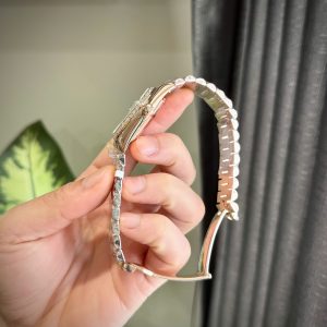 Đồng Hồ Rolex Day-Date 128345RBR Mặt Số Đá Xanh Phủ Vàng Đính Moissanite 36mm (7)