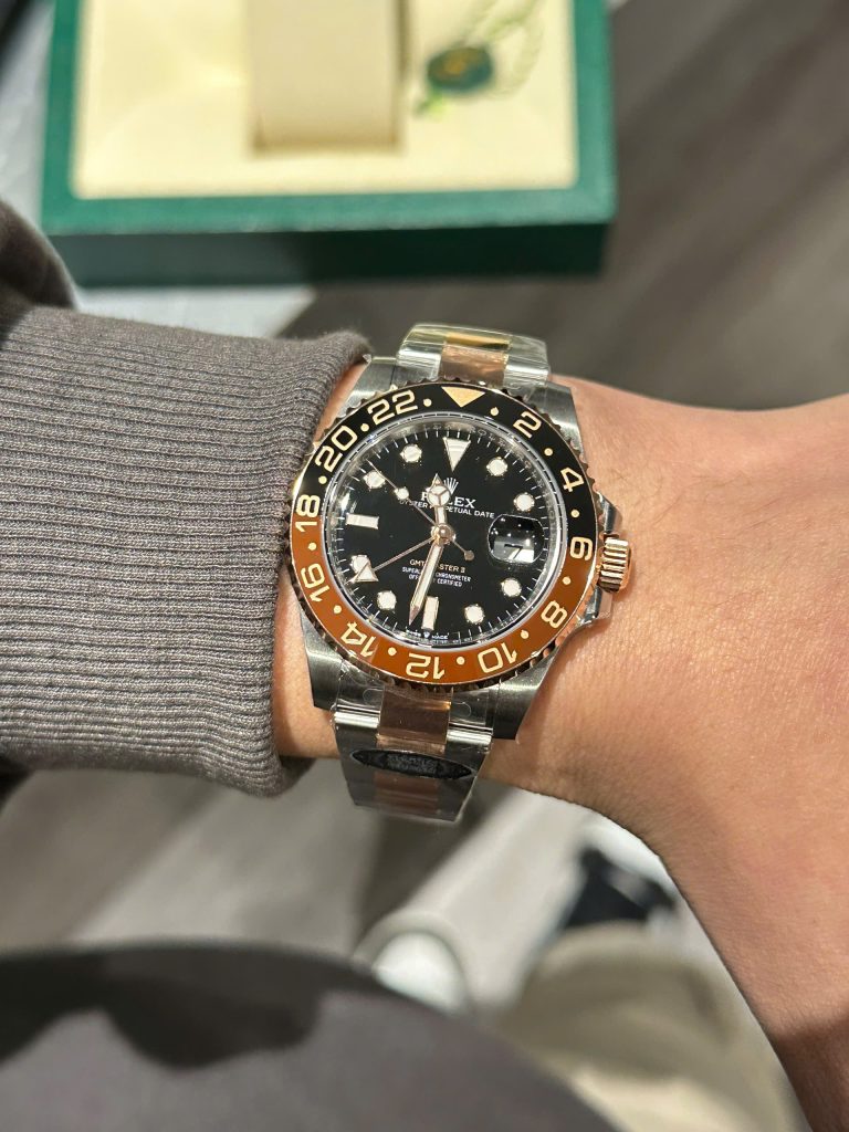 Đồng Hồ Rolex GMT-Master II 126711 Root Beer Replica 11 Nhà Máy Clean 40mm (5)