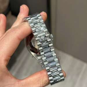 Đồng Hồ Rolex Nam Rep 11 Day-Date 228236 Mặt Số Xanh Olive Xưởng GM 178 Grams 40mm (5)