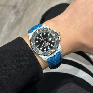 Đồng Hồ Rolex Submariner DIW Blue Fabric Strap Replica Cao Cấp 40mm (1)
