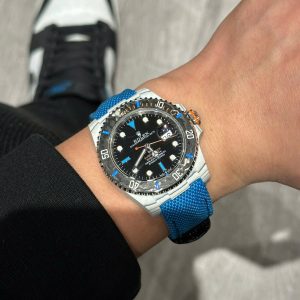 Đồng Hồ Rolex Submariner DIW Blue Fabric Strap Replica Cao Cấp 40mm (1)