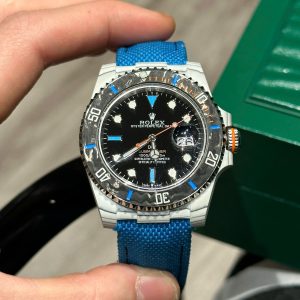 Đồng Hồ Rolex Submariner DIW Blue Fabric Strap Replica Cao Cấp 40mm (1)