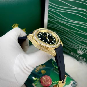 Đồng Hồ Rolex Submariner Máy Cơ Automatic Nhật Dây Cao Su 40mm (1)