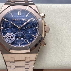 Đồng Hồ Audemars Piguet Chế Tác Royal Oak 26240OR Mặt Xanh Xưởng APS 2025 41mm (9)