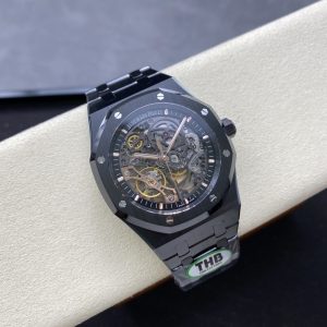 Đồng Hồ Audemars Piguet Chế Tác Vỏ Gốm Royal Oak 15416CE Skeleton Nhà Máy THB 41mm (10)