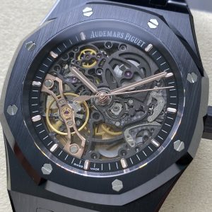 Đồng Hồ Audemars Piguet Chế Tác Vỏ Gốm Royal Oak 15416CE Skeleton Nhà Máy THB 41mm (10)