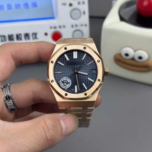 Đồng Hồ Audemars Piguet Royal Oak 15500OR Chế Tác Mặt Xanh Blue Xưởng APS 41mm (2)