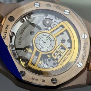Đồng Hồ Audemars Piguet Royal Oak 15500OR Chế Tác Mặt Xanh Blue Xưởng APS 41mm (2)