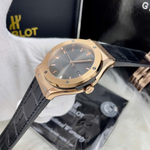 Đồng Hồ Hublot Fake Cao Cấp ZF Nhật Màu Vàng King Gold Máy Miyota 8215 42mm (1)
