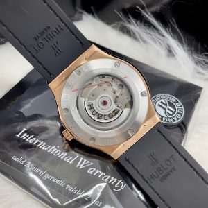 Đồng Hồ Hublot Fake Cao Cấp ZF Nhật Màu Vàng King Gold Máy Miyota 8215 42mm (1)