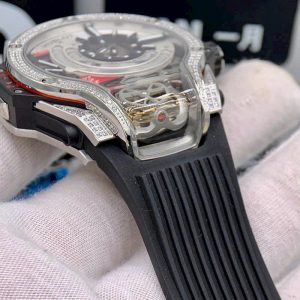 Đồng Hồ Hublot MP-06 Nam Đính Đá Dây Cao Su Fake Cao Cấp 45mm (2)