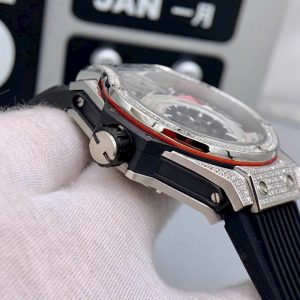 Đồng Hồ Hublot MP-06 Nam Đính Đá Dây Cao Su Fake Cao Cấp 45mm (2)