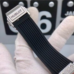 Đồng Hồ Hublot MP-06 Nam Đính Đá Dây Cao Su Fake Cao Cấp 45mm (2)