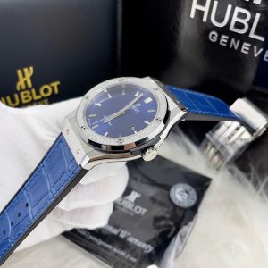 Đồng Hồ Hublot Nam Đính Đá Classic Fusion ZF Nhật Màu Xanh Dương 42mm (1)