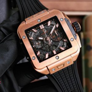 Đồng Hồ Hublot Square Bang Unico King Gold Replica Nhà Máy BBF 42mm (9)