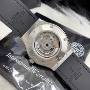 Dong Ho Hublot ZF Nhat Mat So Den Fake Cao Cap May Miyota 8215 42mm 7