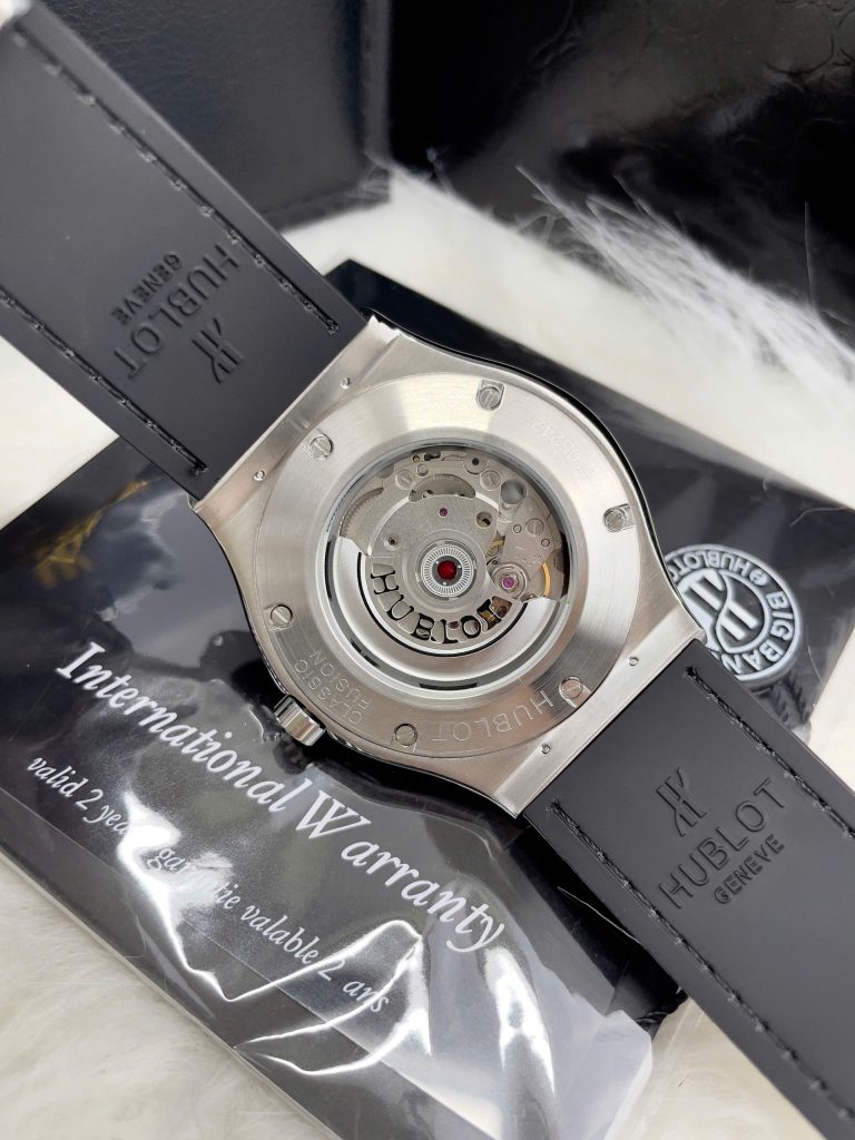 Dong Ho Hublot ZF Nhat Mat So Den Fake Cao Cap May Miyota 8215 42mm 7