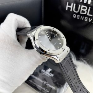 Đồng Hồ Hublot ZF Nhật Mặt Số Xám Fake Cao Cấp Máy Miyota 8215 42mm (7)