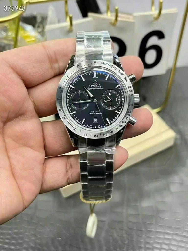 Đồng Hồ Omega Speedmaster 57 Chronograph Black Replica Cao Cấp 42mm (9)