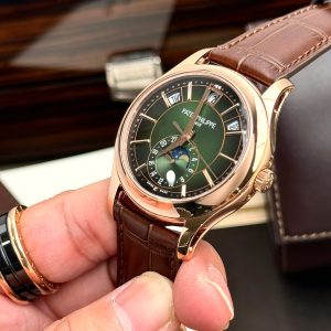 Đồng Hồ Patek Philippe Rep 11 Complications 5205G Mặt Xanh Lá Cây 40mm (1)