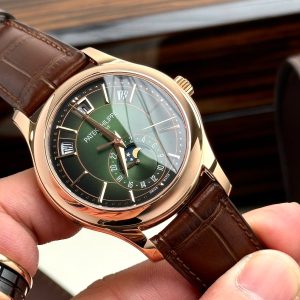 Đồng Hồ Patek Philippe Rep 11 Complications 5205G Mặt Xanh Lá Cây 40mm (1)