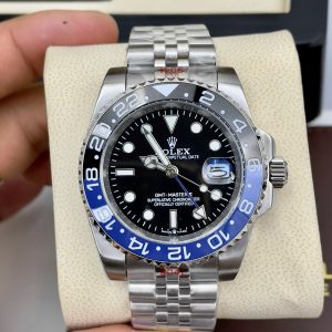 Đồng Hồ Rolex Fake Nhật GMT Master II Batgirl Máy Cơ Automatic 40mm (6)