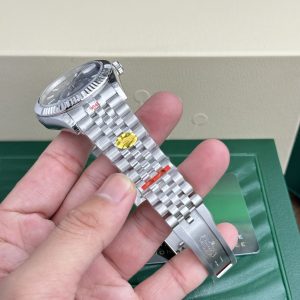 Đồng Hồ Rolex Sky Dweller Replica Cao Cấp Mặt Xanh Dương Máy Thuỵ Sỹ 42mm (5)