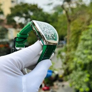 Đồng Hồ Franck Muller V45 Replica Cao Cấp Nhất Màu Xanh Lá Nhà Máy ABF 45mm